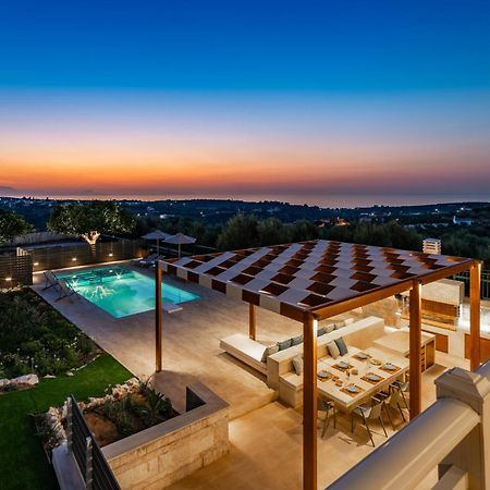 Estella Villa With Pool, Children Area, Bbq & Magnificent Views! Asterion Bagian luar foto