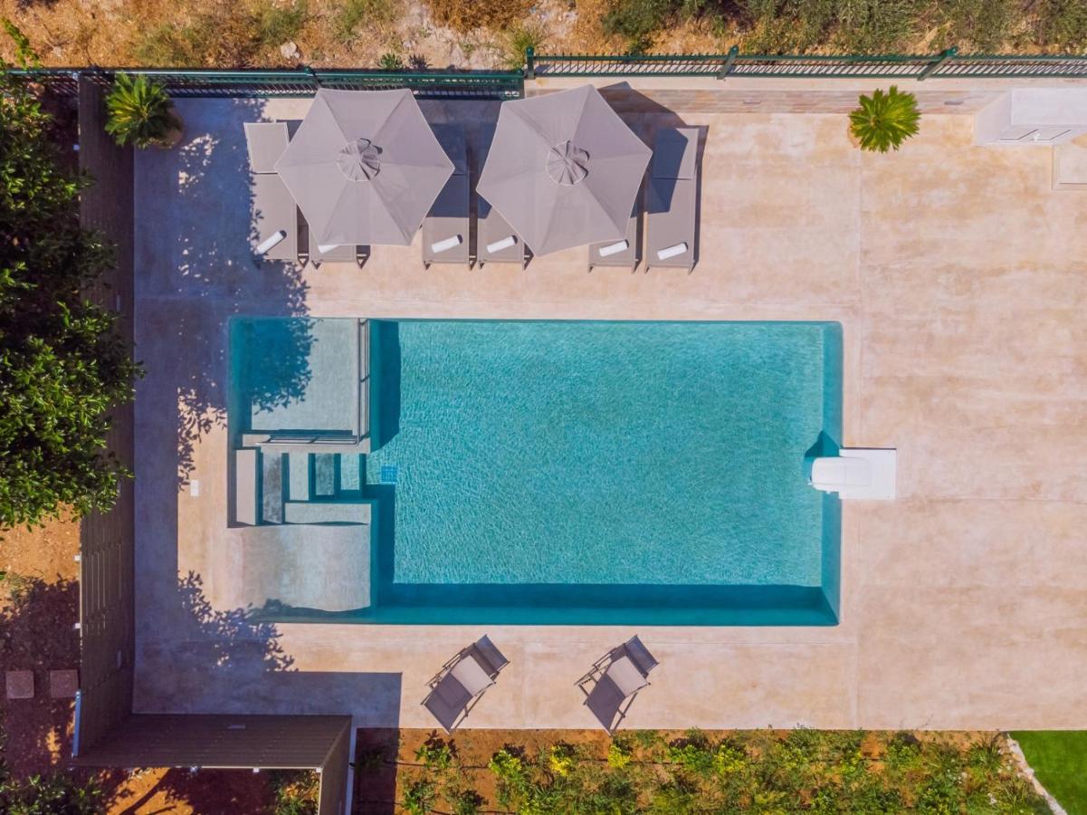 Estella Villa With Pool, Children Area, Bbq & Magnificent Views! Asterion Bagian luar foto