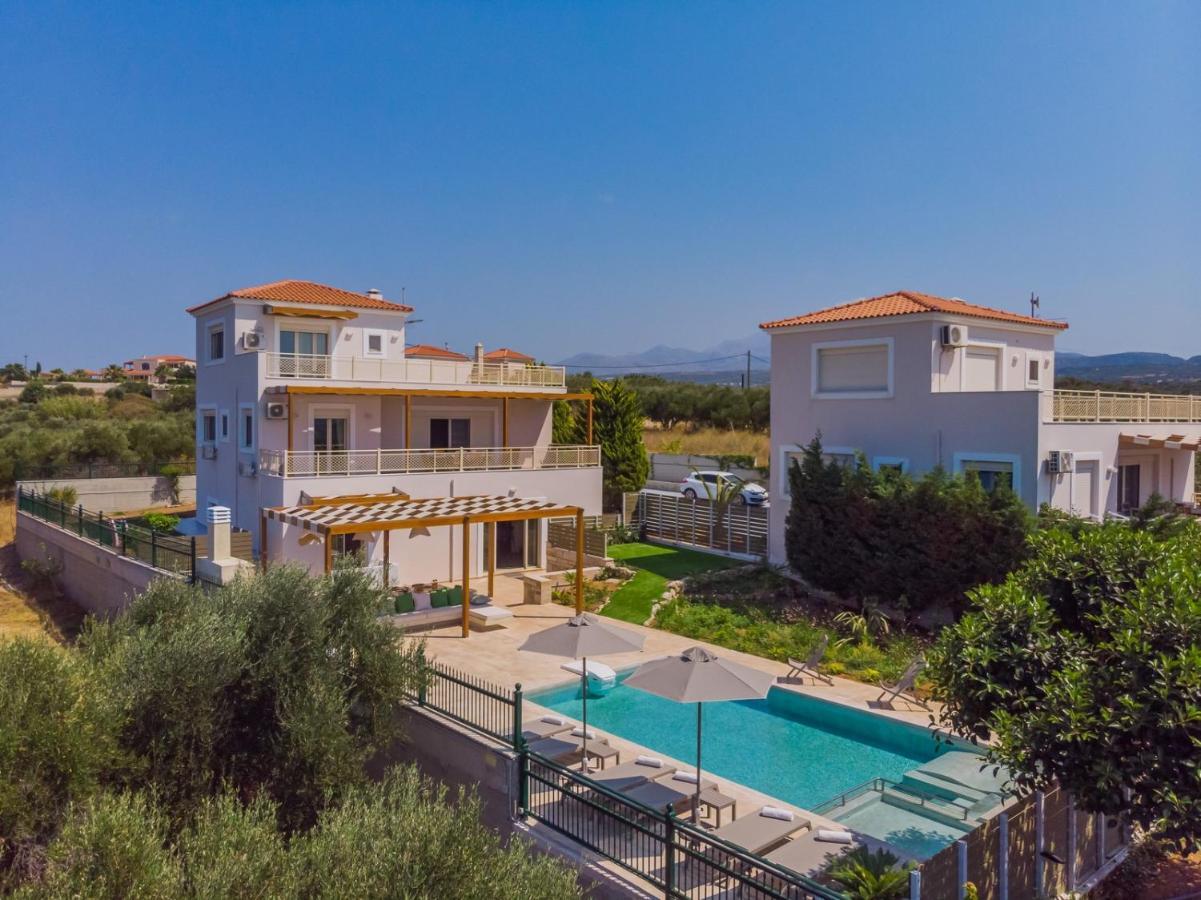 Estella Villa With Pool, Children Area, Bbq & Magnificent Views! Asterion Bagian luar foto