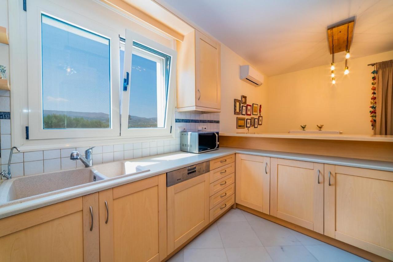 Estella Villa With Pool, Children Area, Bbq & Magnificent Views! Asterion Bagian luar foto