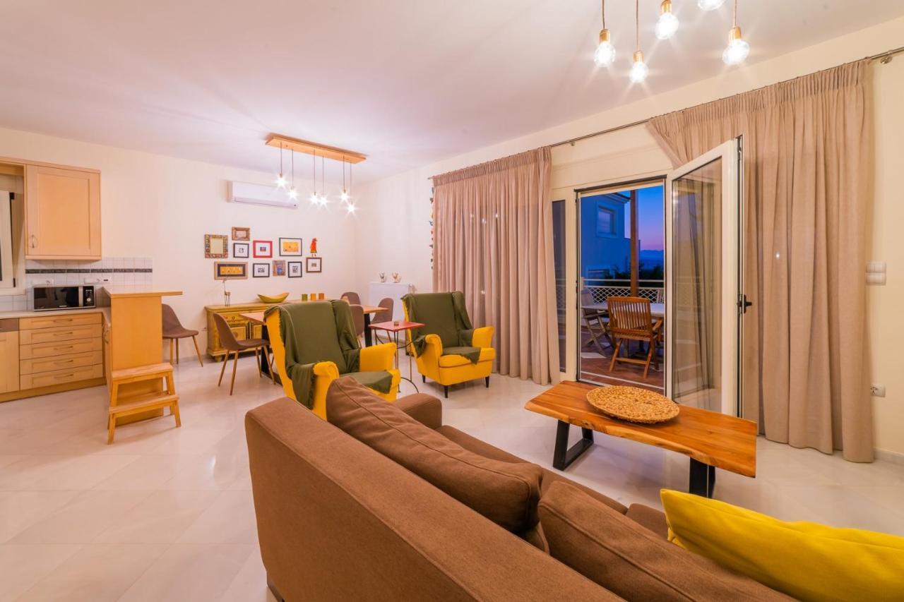 Estella Villa With Pool, Children Area, Bbq & Magnificent Views! Asterion Bagian luar foto