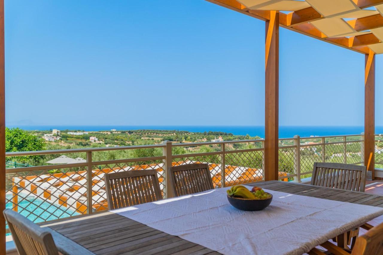Estella Villa With Pool, Children Area, Bbq & Magnificent Views! Asterion Bagian luar foto