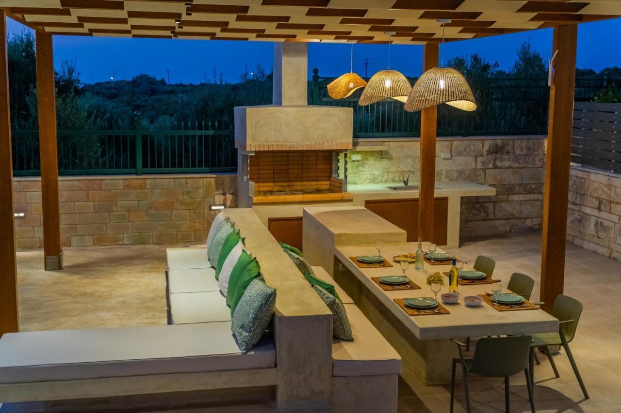 Estella Villa With Pool, Children Area, Bbq & Magnificent Views! Asterion Bagian luar foto